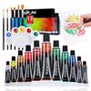 Acrylic Paint Set: 12 or 24 Colors in 12ml or 60ml, Waterproof, Hand-Painting DIY Kit