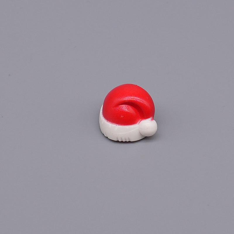 50g Mini MOC Building Bricks: Santa Claus Hat-Compatible Minifigure Accessories