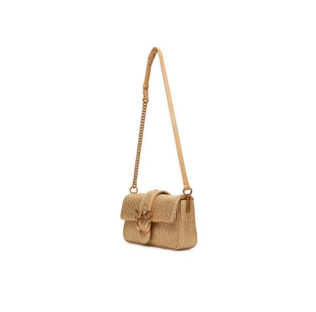 Сумка PINKO Love One Mini Slouchy Fl PE 25 PLTT 104340 A2CE золотистый