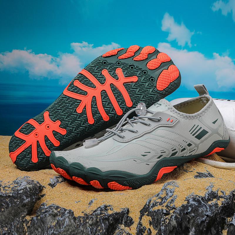Quick Dry Aqua Shoes for Men Summer Beach Wading Shoes Women Water Sports Shoes Elastic Non-slip Water Footwear Upstream Sneakers