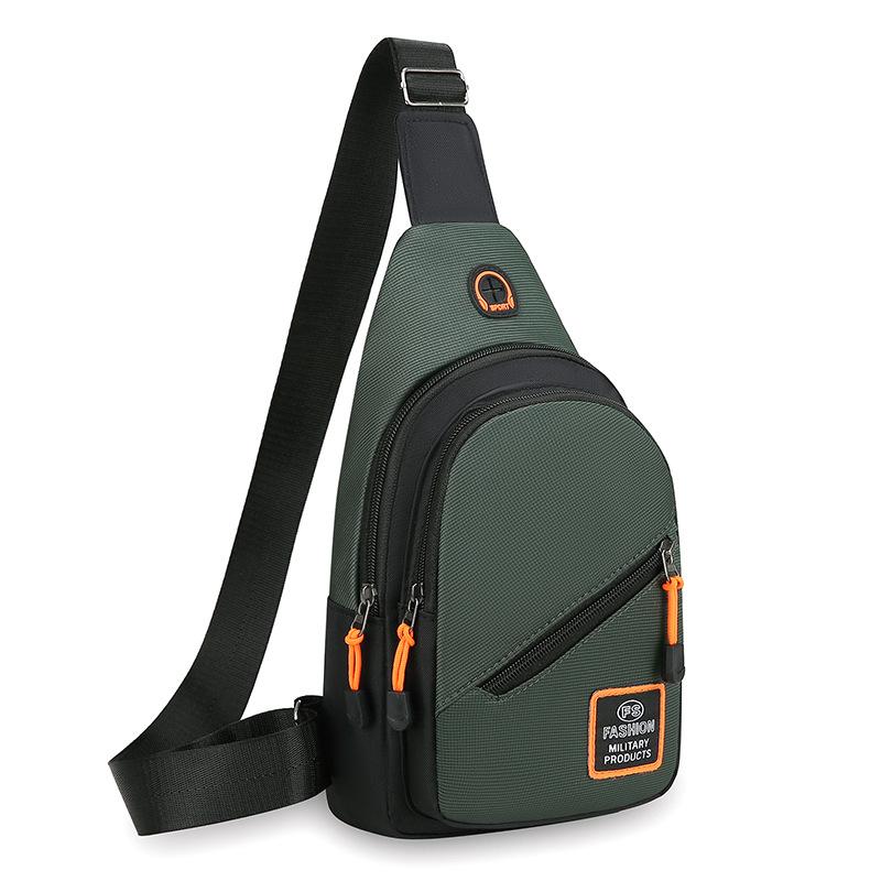 

Мужская нагрудная сумка для отдыха, спорта, путешествий, на плечо, простая модная корейская мужская легкая нагрудная сумка-кроссбоди, маленький рюкзак