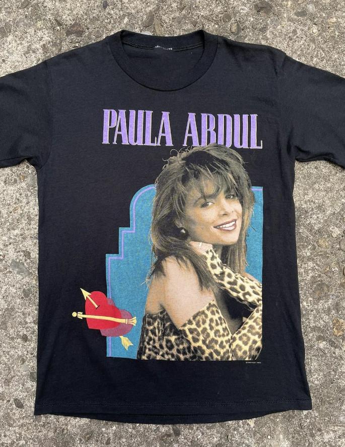 State of Attraction Paula Abdul Singer S-234XL Unisex Black T-shirt CH215 Unisex T-Shirt