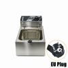 6L Electric Deep Fryer 1200W Automatic Power-off Stainless Steel Electric Fryer 2 - 3 People 3D Surround Heating Air Fryer