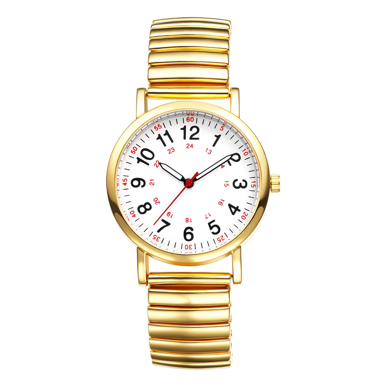 

Simple Analog Watch with Water One Size Fits Stainless Steel Quartz Gold or Silver Perfect Gift for or Day Women s Resistance Most, Strap, Movement, золотой