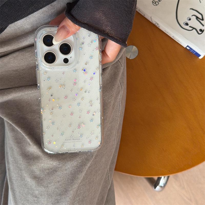 

High-End Fine Glitter Star Hand Strap for iPhone 17/16 Pro Max/15/14 Cases iPhone 16