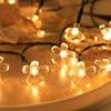 Solar Garden Lamps Set 5 Meters 20 Led Flowers Warm White Decorative