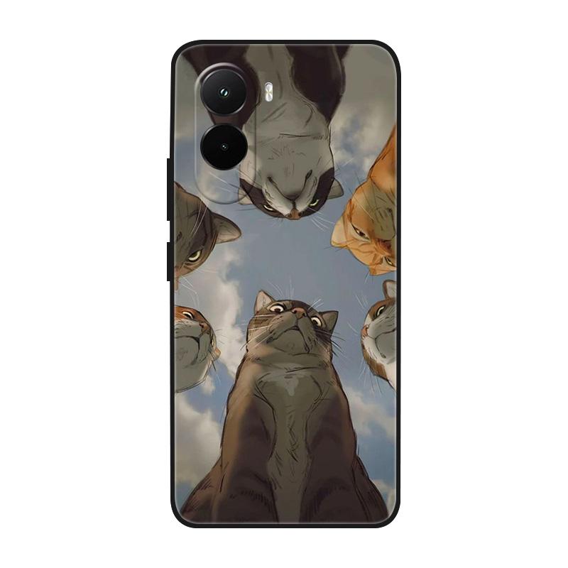 For Xiaomi Poco M7 4G Case Cover Camera Protection Shockproof Bumper For Poco M7 Plus 5G Phone Fundas Soft TPU Silicone Coque