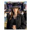 Women S Felt Jazz Hat With Rhinestone Tassel For Party