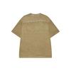 Fila Fusion Street Sport Loose Fit Round Neck Letter Logo Embroidered Short Sleeve T-Shirt Unisex Tops Cloud-Khaki T11U231101FLK
