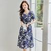 Kebeier 2025 Summer Floral A-Line Midi Dress