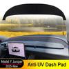 for Tesla Model Y Juniper 2026 2025 Dashboard Cover Anti-Glare Dustproof Suede Center Console Dash Pad Mat Sunshade Accessories