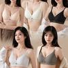 Traceless ultra-thin underwear, women's big breasts show small breasts, gather and close sub-breasts, anti-sagging, no steel ring bra.