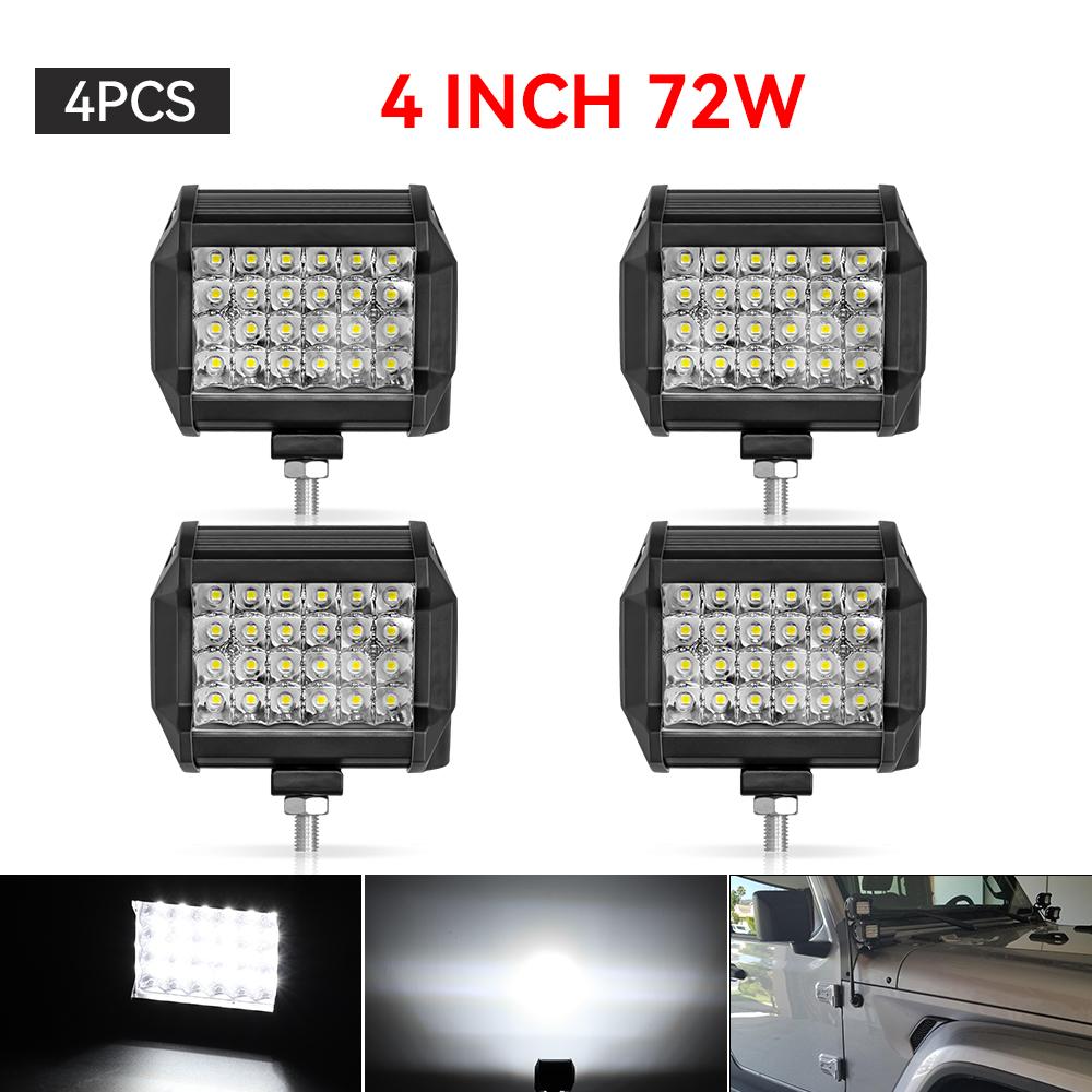 12V 24V LED Bar Offroad Spot Flood Combo LED Light Bar/Work Light for Truck Car SUV 4WD 4x4 Boat ATV Barra LED Headlights
