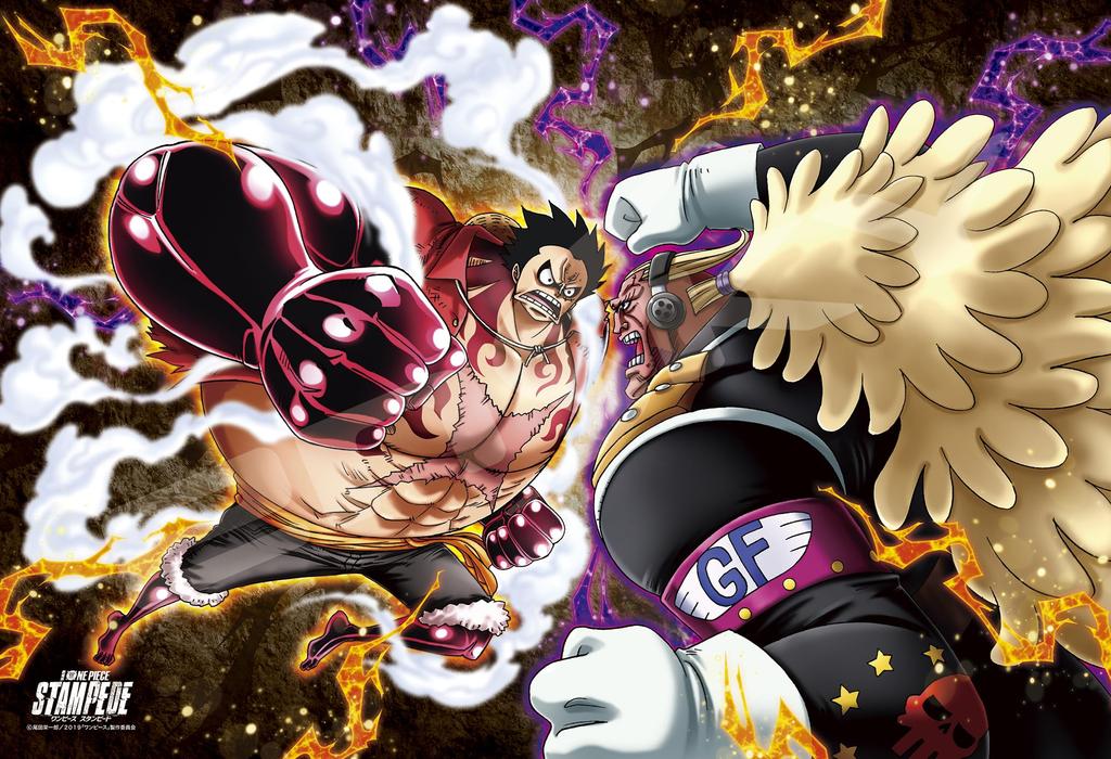 ENSKY Jigsaw Puzzle PIECE Luffy Bullet 300-Piece "ONE STAMPEDE" vs. (26x38cm)