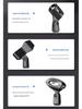 Adjustable Metal Desktop Microphone Stand with Weighted Round Base for Conference, Broadcast & Performance