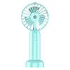 (Blue) Mini18 Three Speeds Silent Summer Cooling Fan Nano Spray Mini Handheld Fan