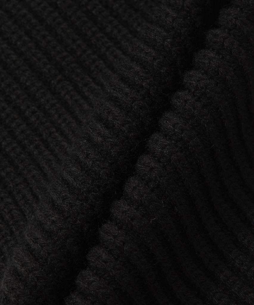 WACKY WILLY Basic Knit Scarf Black