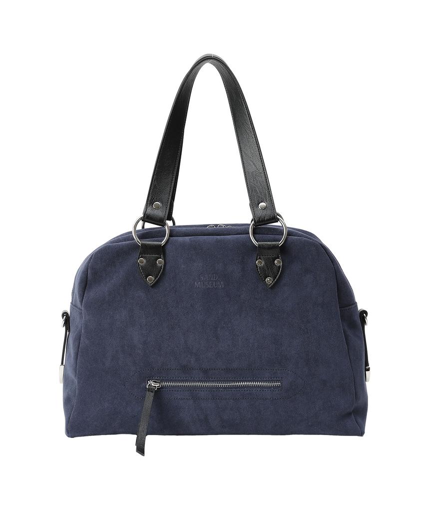 Sand Museum Magazine Bag [Suede Navy]