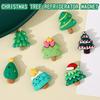 Christmas Tree Refrigerator Stickers Christmas Refrigerator Atmosphere Decoration Cute Resin Magnetic Refrigerator Stickers