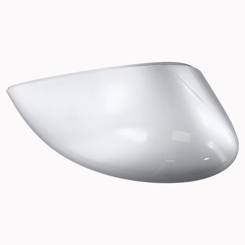 Left Passenger Side Silver Wing Mirror Cover for Ford Fiesta MK7 Vehicles