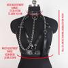 Women Sex Restraints Collar Neck Chest Harness Belt Adjustable Leather Erotic Waist Bondage Strap for Cosplay SM Sex Toys