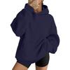 Women's Oversized Drop Shoulder Hoodie Pullover Long Sleeve Casual Loose Fit