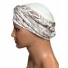 Dámský jarní turban Lena Ecru-419 Měkký šátek také po chemoterapii