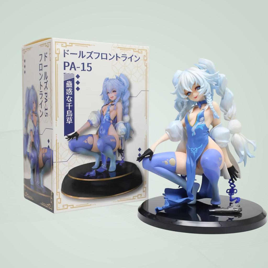 Girls Frontline Anime Figur Pa 15 Kniende Pose Pvc Charakter Modell 15cm Schreibtisch Dekoration Für Anime Sammler