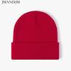 Disponibile Cappello a cuffia doppio ispessito caldo autunno e inverno cappello lavorato a maglia da donna semplice da uomo