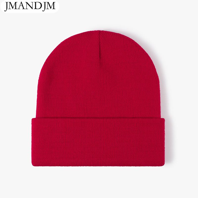 Disponibile Cappello a cuffia doppio ispessito caldo autunno e inverno cappello lavorato a maglia da donna semplice da uomo