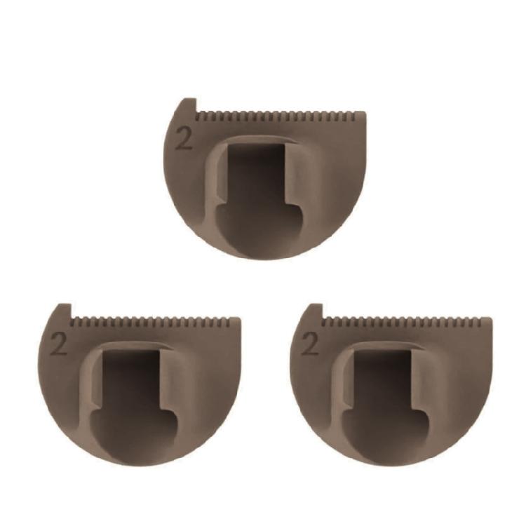 

3Pieces Finger Quilting Ruler Patchwork Stitching Measuring Tool Professional Tailors Sewing Quilting Tool for Tailoring коричневий