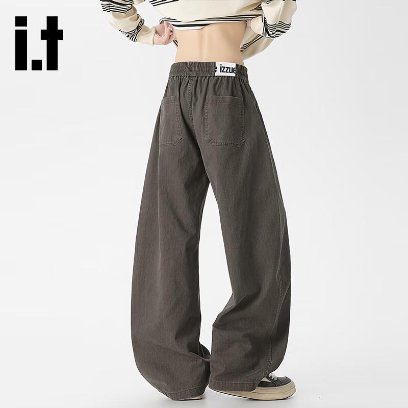 Izzue Men's Washed Distressed Straight Cargo Pants