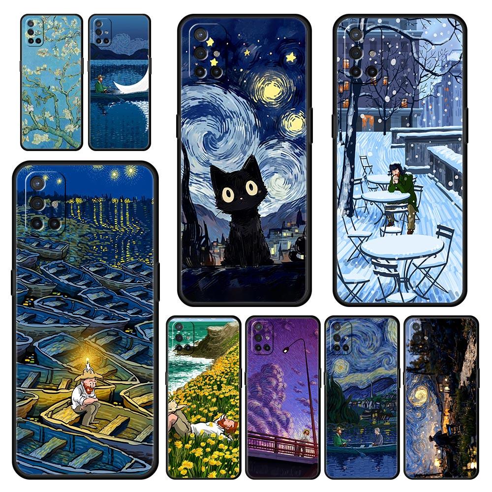 Phone Case For OnePlus 12 11 10 9 Pro 9T 12R 10R 9R 9RT 10T 8T 8 7 6T 7T Nord 2T CE 2 5G N10 Cover Retro Van Gogh Oil Painting