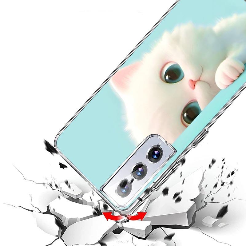 Cat Cute Kitten Cartoon Case Phone Cover for Samsung Galay Note 20 Ultra 10 Pro Lite 9 8 S10 Plus S9 S8 + S7 Edge Trend Fundas N