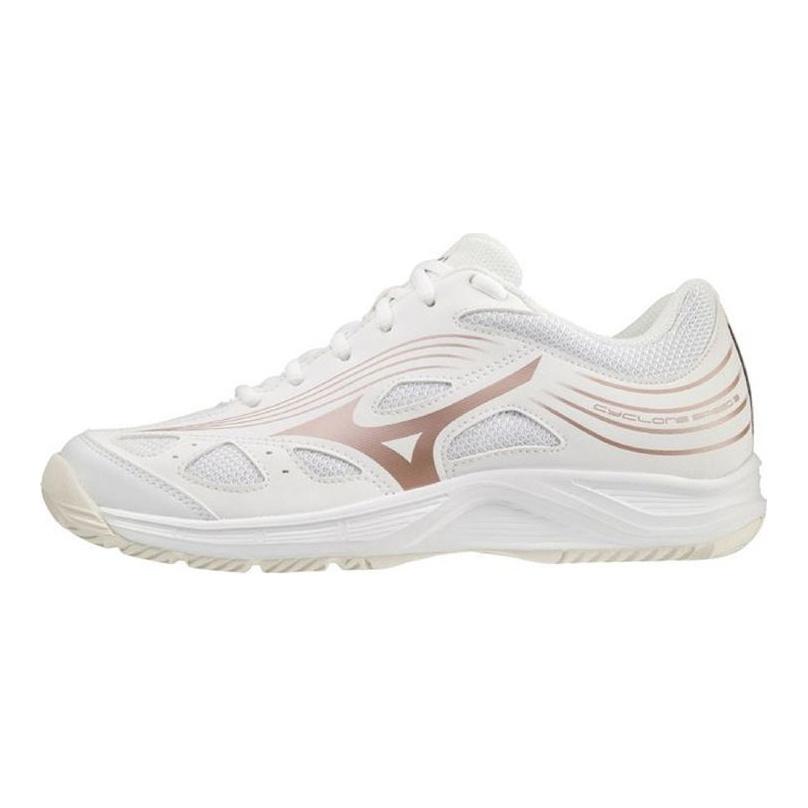 Mizuno Cyclone Speed 3 Leather Minimalist Breathable Non-Slip Durable Support Low-Top Volleyball Training Shoes Women sneaker V1GC218036