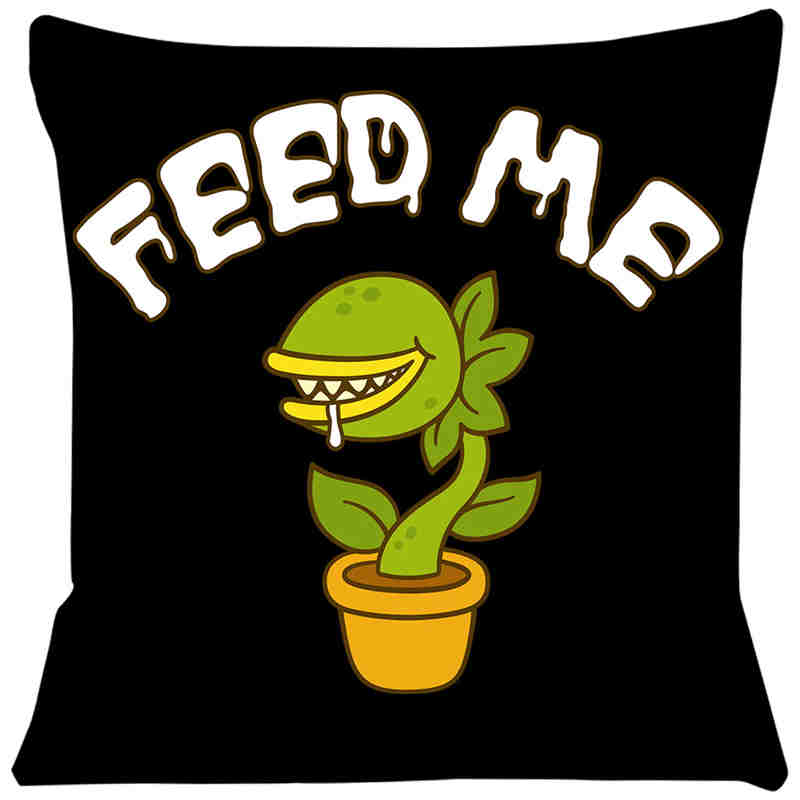 FEED ME Cushion Cover Comfortable Short Plush Pillow Cases Chair Car Sofa Pillow Cover Home Decorative  SJ260