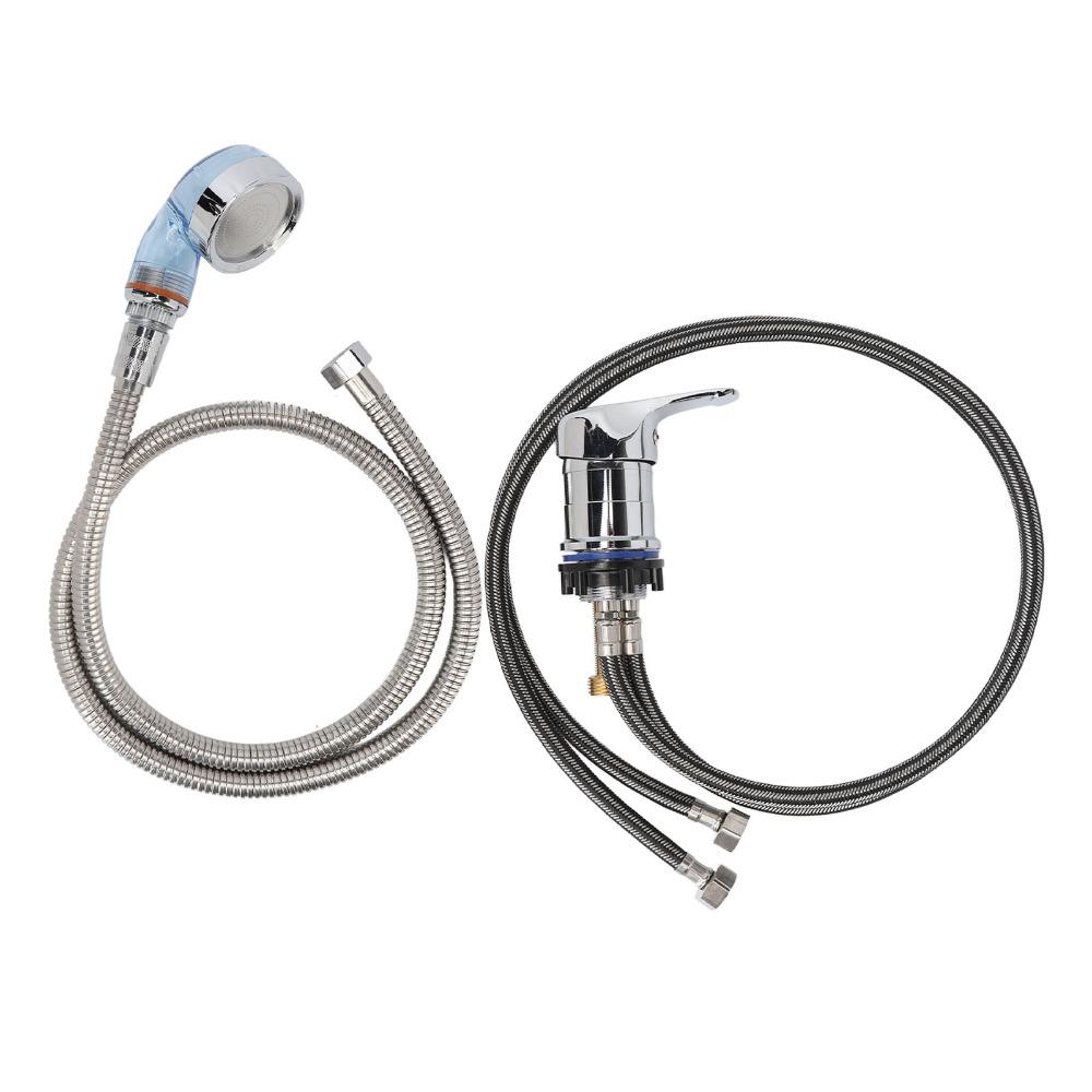 Adjustable Shampoo Bowl Faucet 120cm Hose Faucet Sprayer Kit Salon Shampoo Faucet For Salon