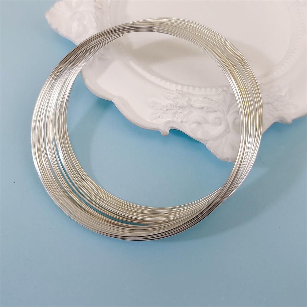 Bangle Circle Memory Wire and Beaded Bracelet DIY Jewelry Material