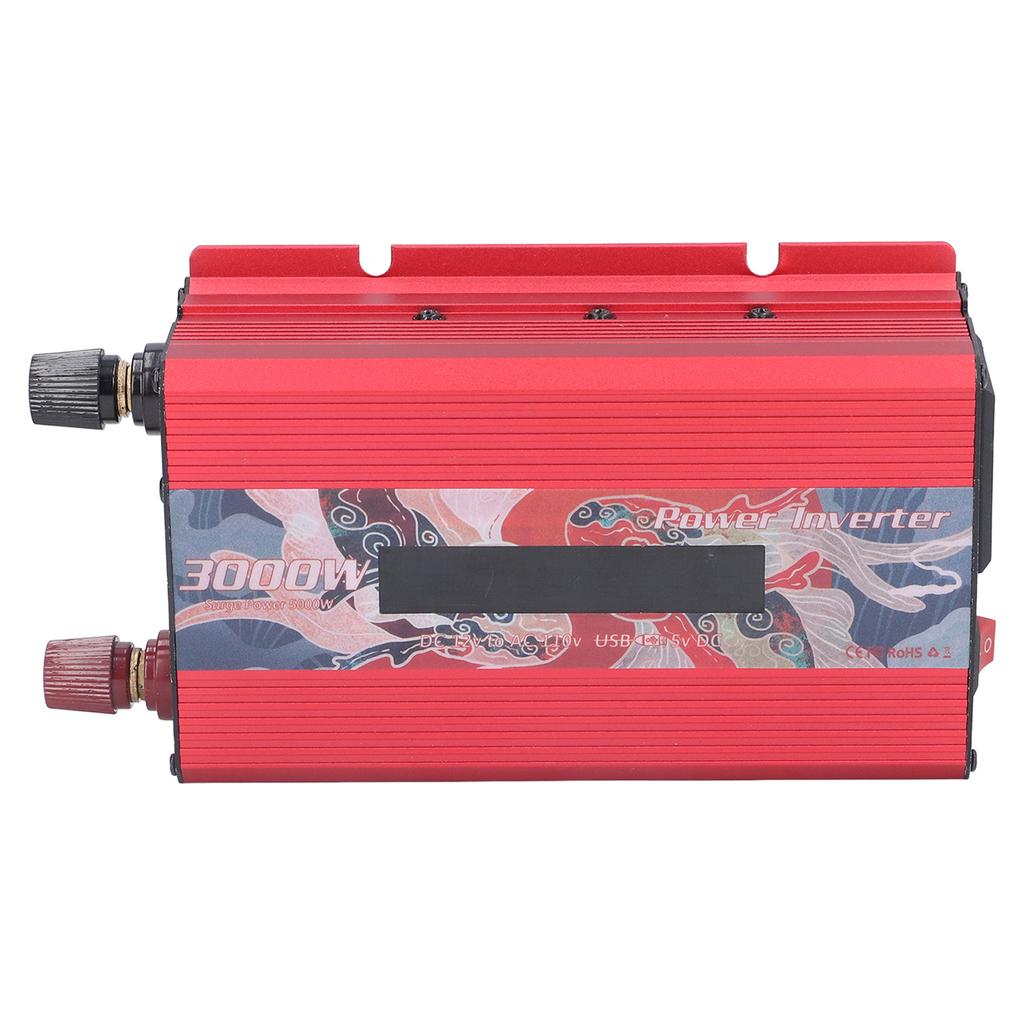 Reiner Sinuswellen-Wechselrichter DC 12V zu AC 110V Multifunktionaler Strom-Batterie-Wandler für Elektrisch