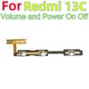 Power ON OFF Mute Switch Control Key Volume Button Flex Cable for Xiaomi Redmi 13C Power On Off Volume