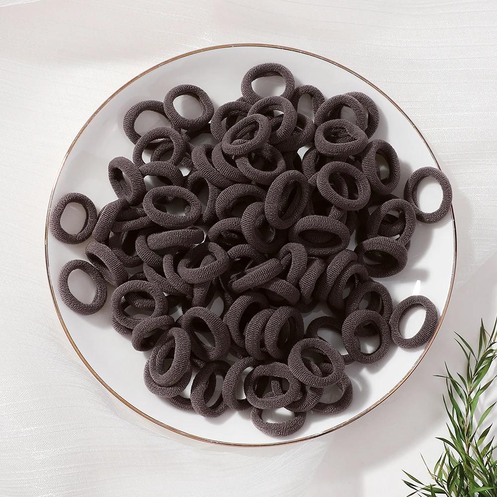 20pcs/lot Girl Elastic Hair Bands Girls Plush Ball Rubber Band for Children Sweets Scrunchie Hair Ties Kids Hair Accessories