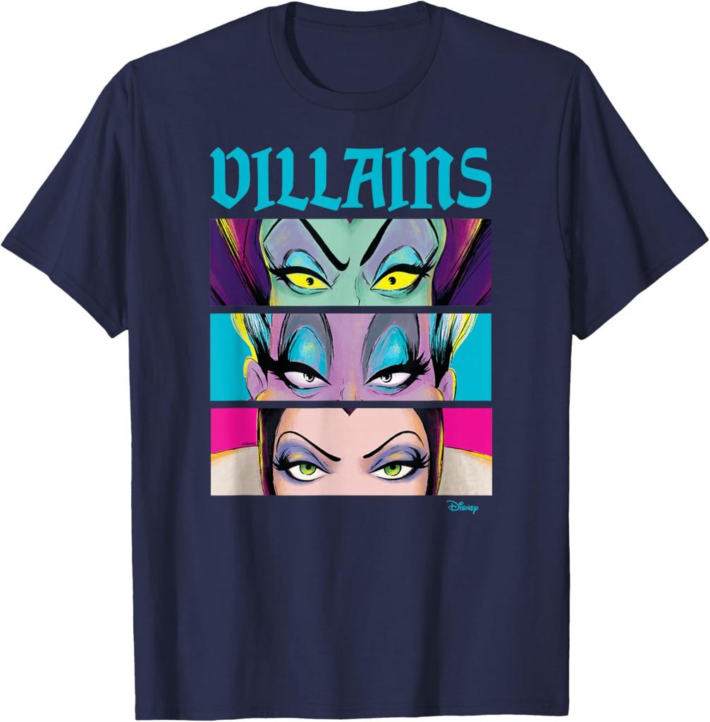 Hot Fashion Disney Villain - Villains Stacked T-Shirt S-4XL Four Seasons Gift