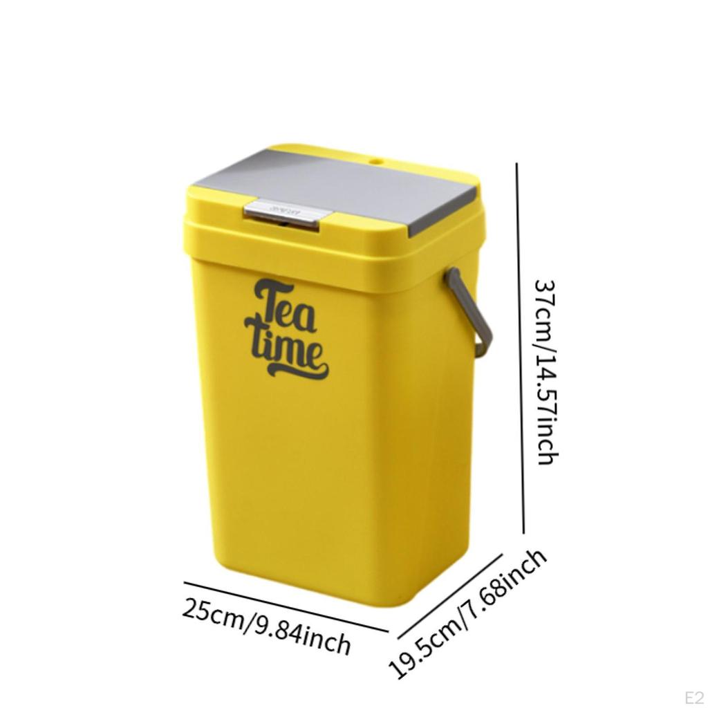 Tea Waste Bucket Dregs Ceremony Trash Bin Can for Household