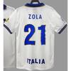 Italy/England Retro Jersey Football Jersey Classic Nostalgic Replica Thai Jersey Game Training Jersey
