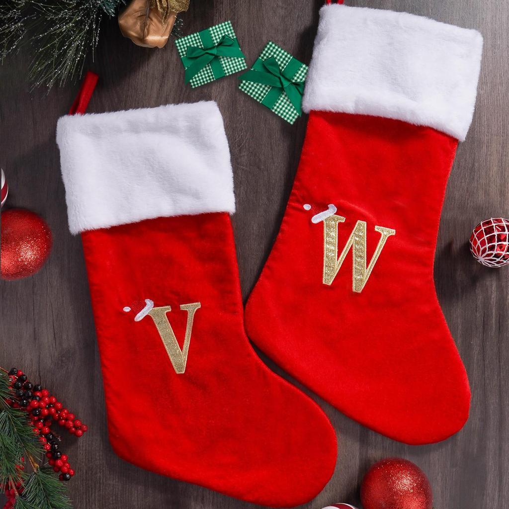 Christmas Stocking & Tree Ornament Gift Bag Set