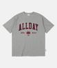 ALL DAY HOOPS All Day Arch Logo Short Sleeve T-Shirt Melange Grey