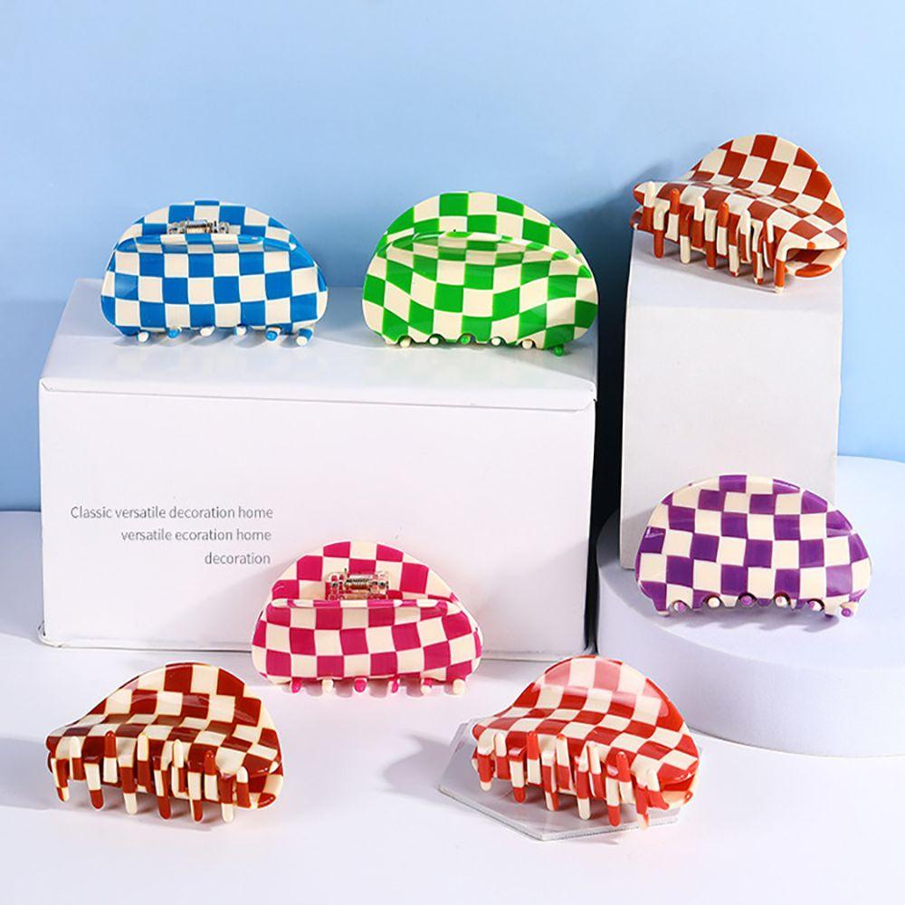 Bathing Acetate Korean Style Crab Clips Women Hair Clips Semicircle Hair Claws Hair Accessories