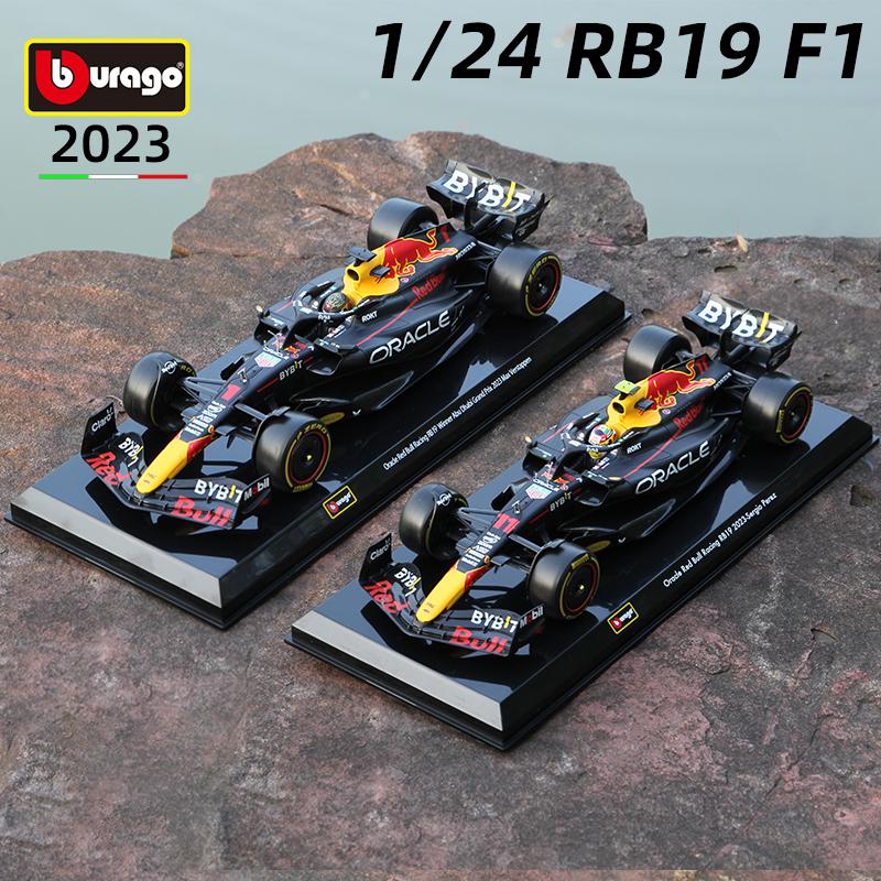 Bburago 1:24 RedBull RB19 Alloy Car Model F1 Racing 2023 Vehicles Toys Diecast Voiture Gift Red Bull RB18 SF23 W14 F1-75