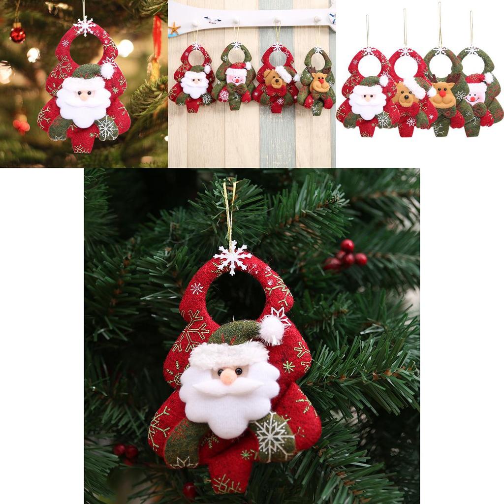 Cozy Festive Collection Of Christmas Plush Decorations For Doors Featuring Santa And Friends