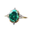 Cao Shi's Elegant Retro French Luxury Women's Ring: High-End Index Finger Accessory